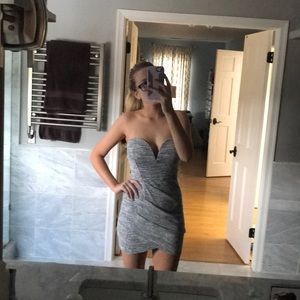 Bodycon Dress with Sweatheart Neckline